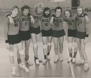 Volleyball Mannschaft 1976