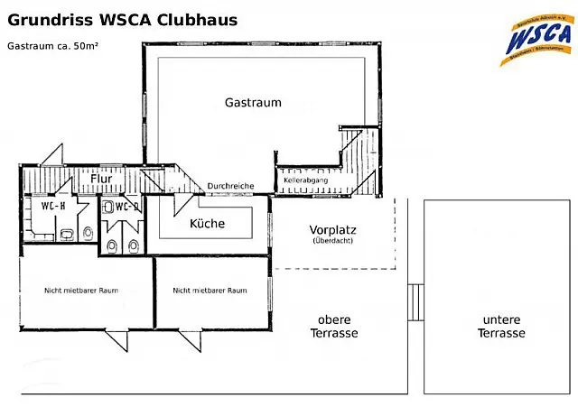 Grundriss Clubhaus
